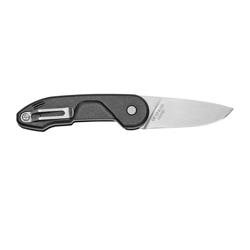 Folding BF0 R CD BLACK pocket knife universal drop point shape Bohler N690 steel 58HRC Extrema Ratio