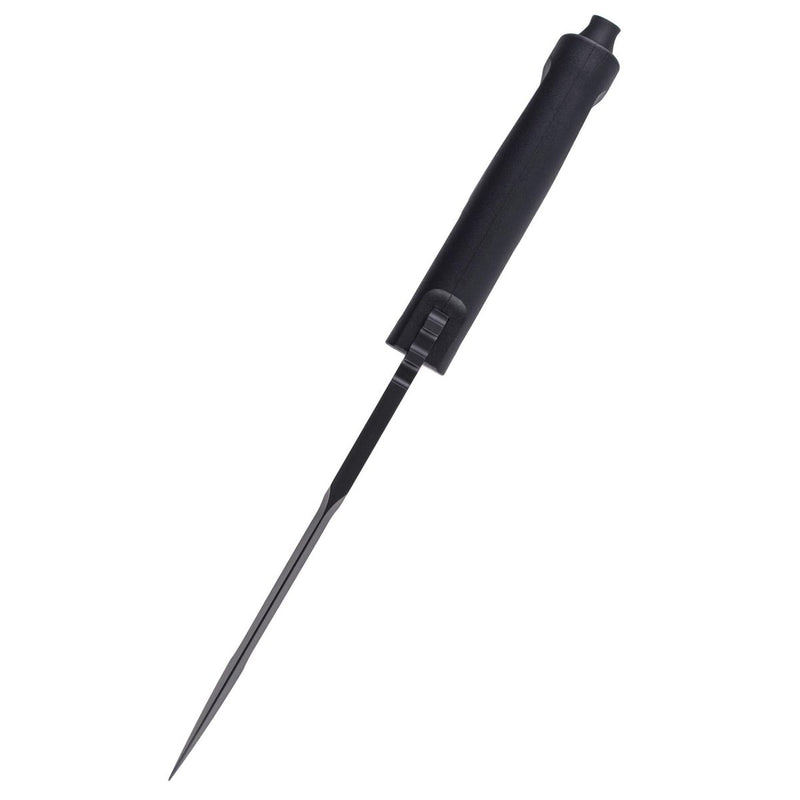 Tactical combat field CONTACT BLACK knife large fixed spear point blade N690 steel 58 HRC  survival Italian knives