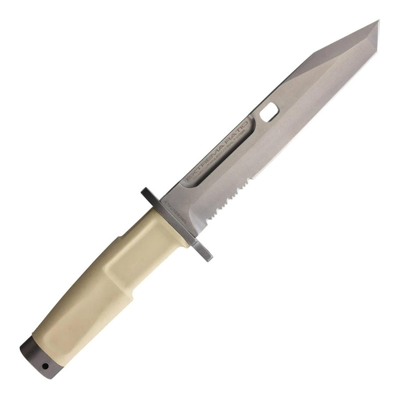 FULCRUM BAYONET NFG DESERT tactical combat knife fixed tanto shape blade N690 steel Italian bayonet knives Extrema Ratio