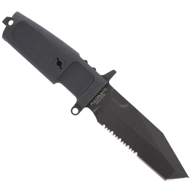 FULCRUM Compact tactical modern knife fixed tanto blade Bohler N690 steel forprene handle combat universal Italian knives