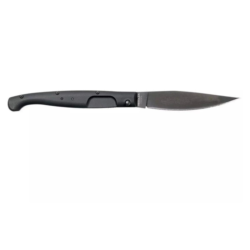 RESOLZA 12 BLACK versatile survival pocket knife folding clip point blade Bohler N690 steel Italian knives Extrema Ratio
