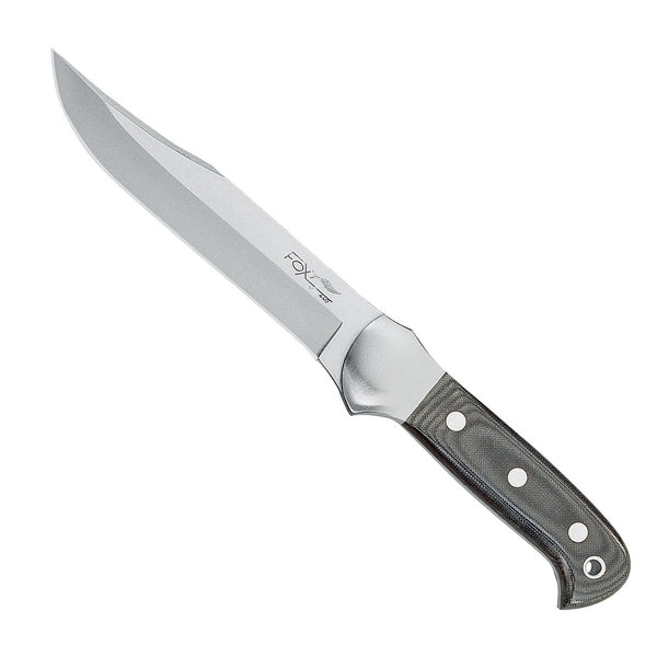 Fox Knives Brand Italy Fixed plain clip point blade knife Forest stainless steel 440C HRC 57-59 Micarta handle