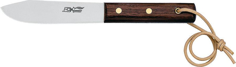 Fox Knives Brand Italy fixed blade knife stainless steel palisander wood handle