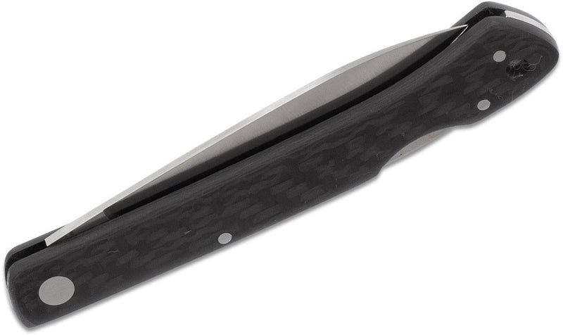 Fox Knives Brand Italy universal pocket folding knife drop pointsteel 440C Carbon fiber handle