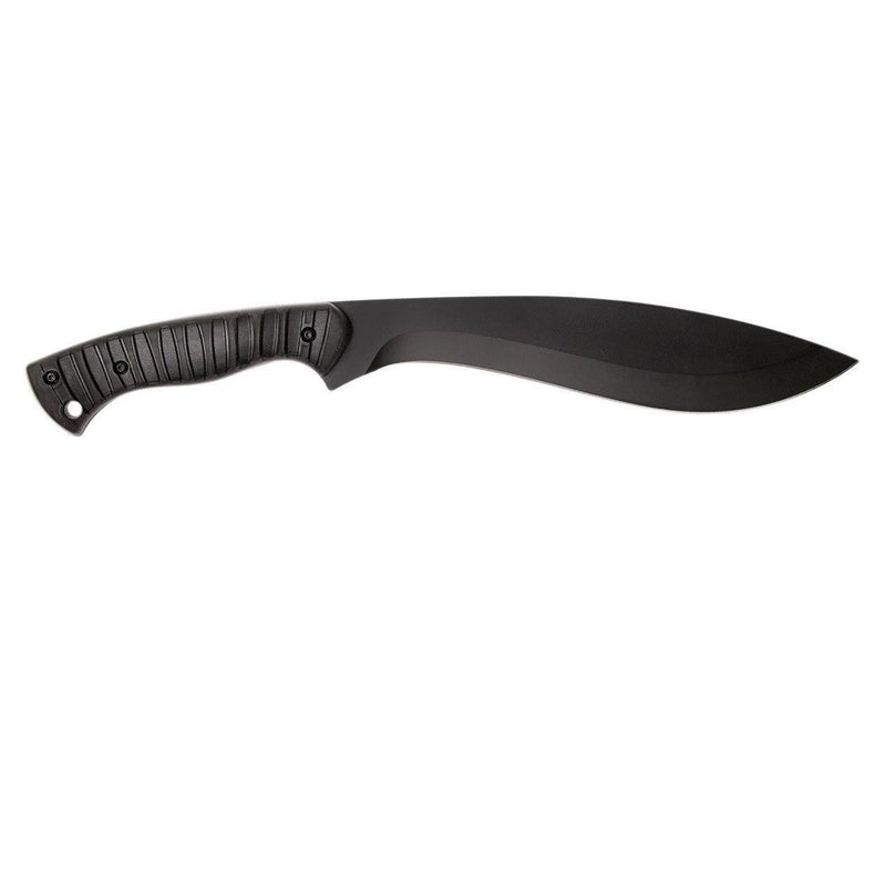 Fox Knives bushcraft survival kukri shape machete stainless steel black fixed blade knife fiberglass handle
