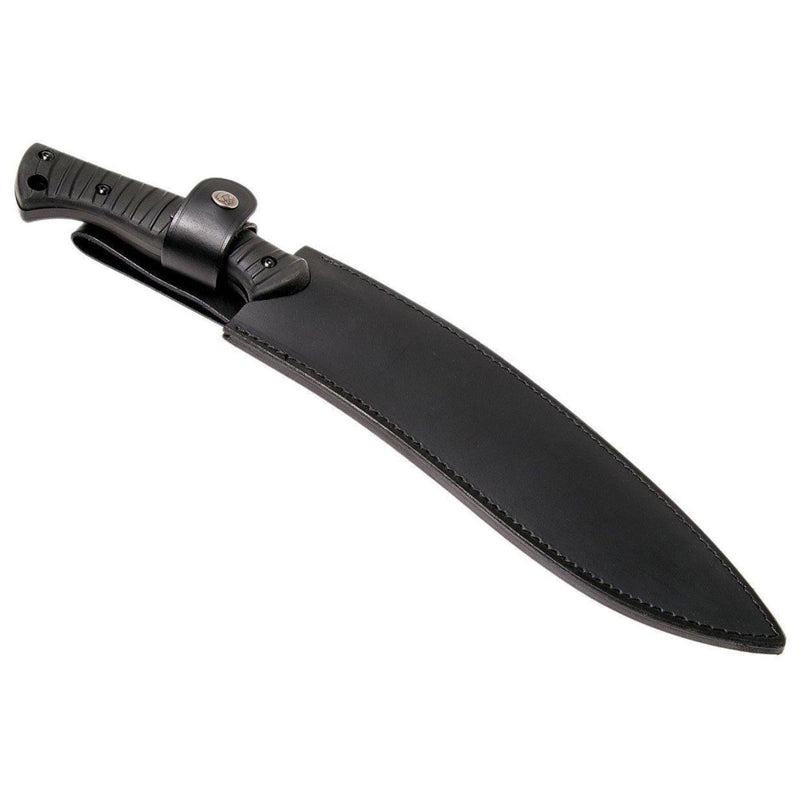 Fox Knives bushcraft survival machete kukri shape blade stainless steel HRC 55-57 machete holder