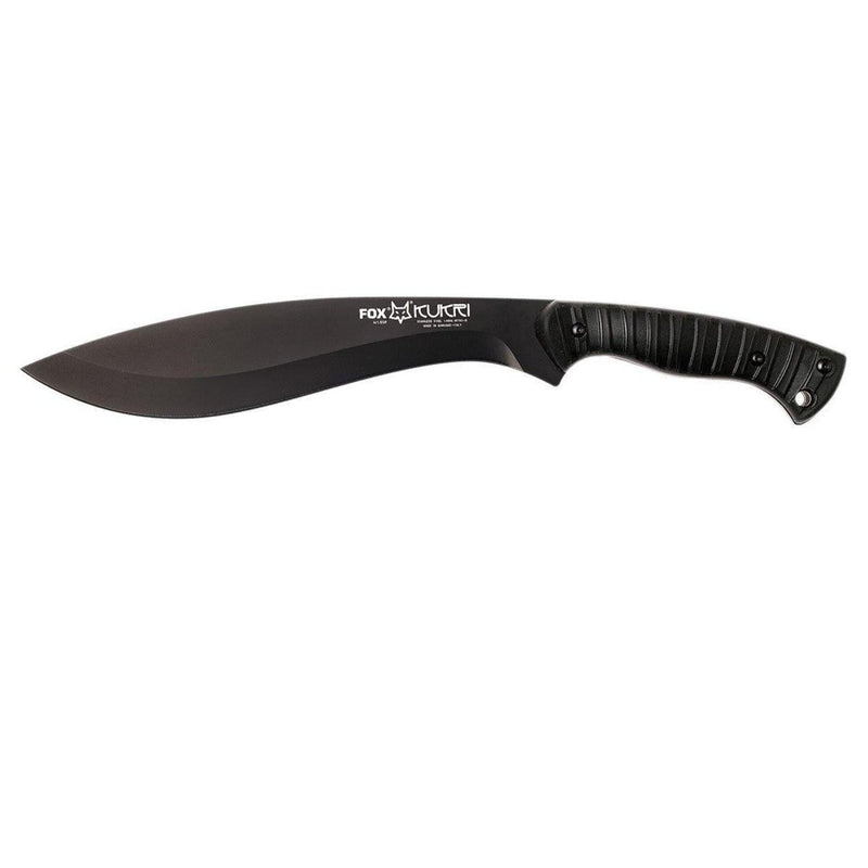 Fox Knives Brand Italy KUKRI machete stainless steel black fixed blade knife