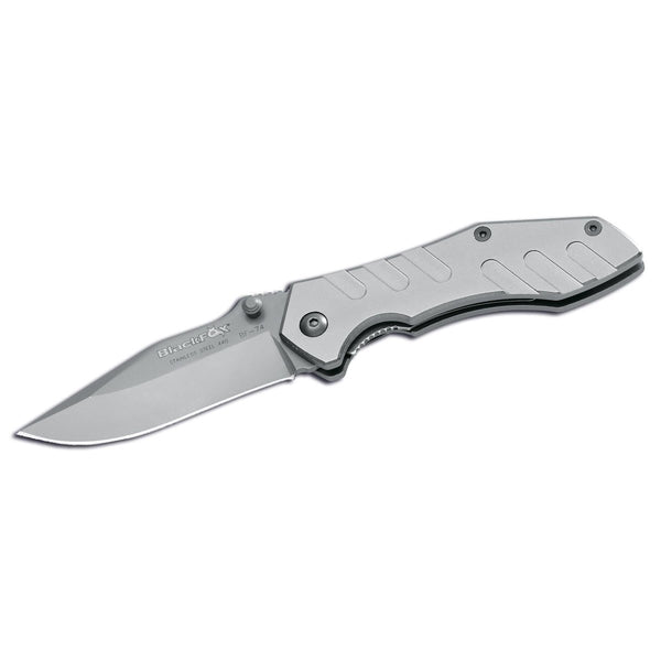 FoxKnives BF-74 folding pocket knife titanium coated blade aluminum handle 440 steel