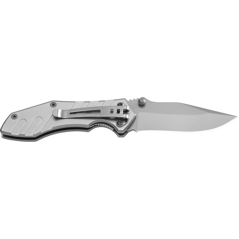 FoxKnives BF-74 universal pocket knife folding clip point titanium blade 440 steel aluminum handle Italian BlackFox knives