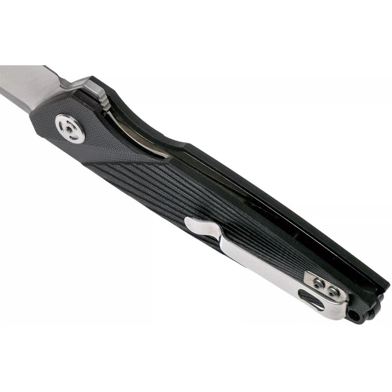 FoxKnives Brand folding pocket knife METROPOLIS steel 440C reverse tanto blade coated G10 black handle universal knife