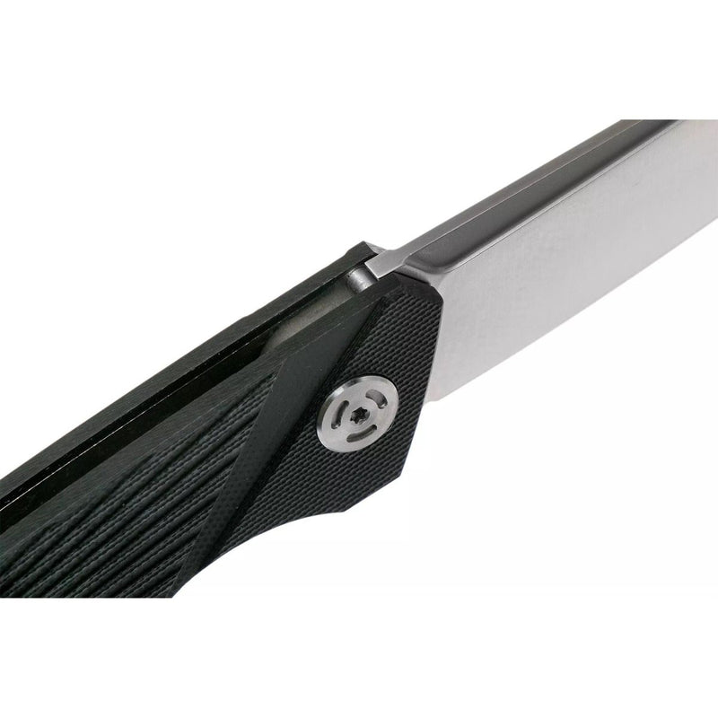 FoxKnives Brand folding pocket knife METROPOLIS steel 440C blade satin coated G10 black handle universal knife