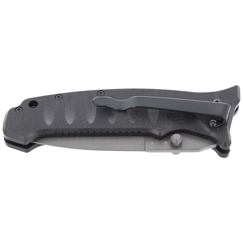 FoxKnives folding knife tactical combat U.S. Army fast release folding blade G10 black handle Italian survival knives
