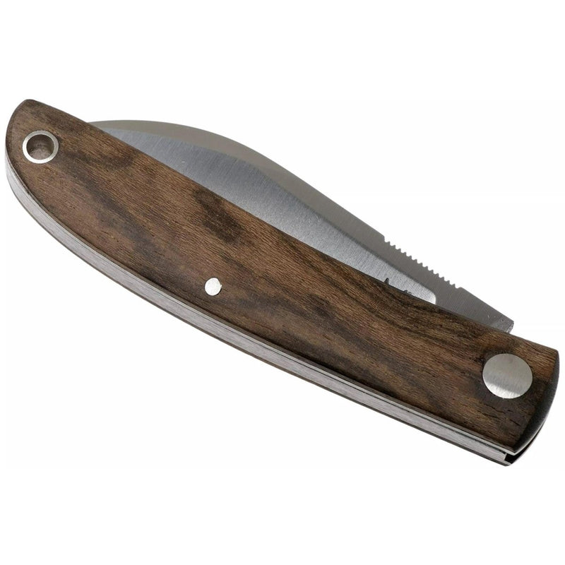FoxKnives LIVRI pocket knife sheepsfoot M390 steel wood handle slip joint lock