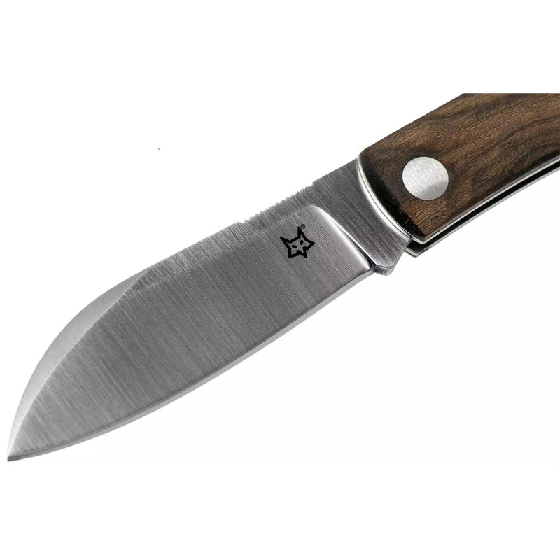 FoxKnives LIVRI pocket knife folding sheep foot plain satin blade Bohler M390 stainless steel