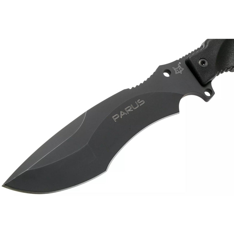 FoxKnives PARUS Italian survival kit tactical combat knife fixed drop point blade cerakote N690Co stainless steel 58-60 HRC
