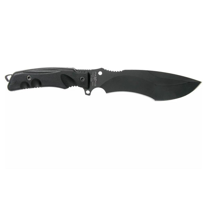 FoxKnives PARUS Italian survival kit tactical combat knife fixed drop point blade N690Co steel forprene handle