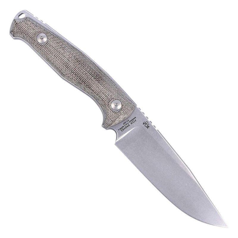 FoxKnives TUR hunting knife compact fixed drop point blade Bohler N690Co stainless steel lightweight universal knives Italian