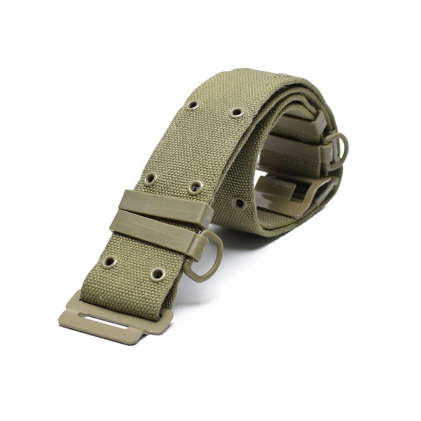 French army tactical khaki adjustable heavy duty combat waistband belt