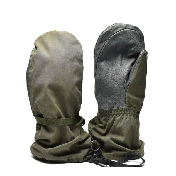 Genuine Austrian army Olive OD GoreTex mittens military waterproof combat gloves