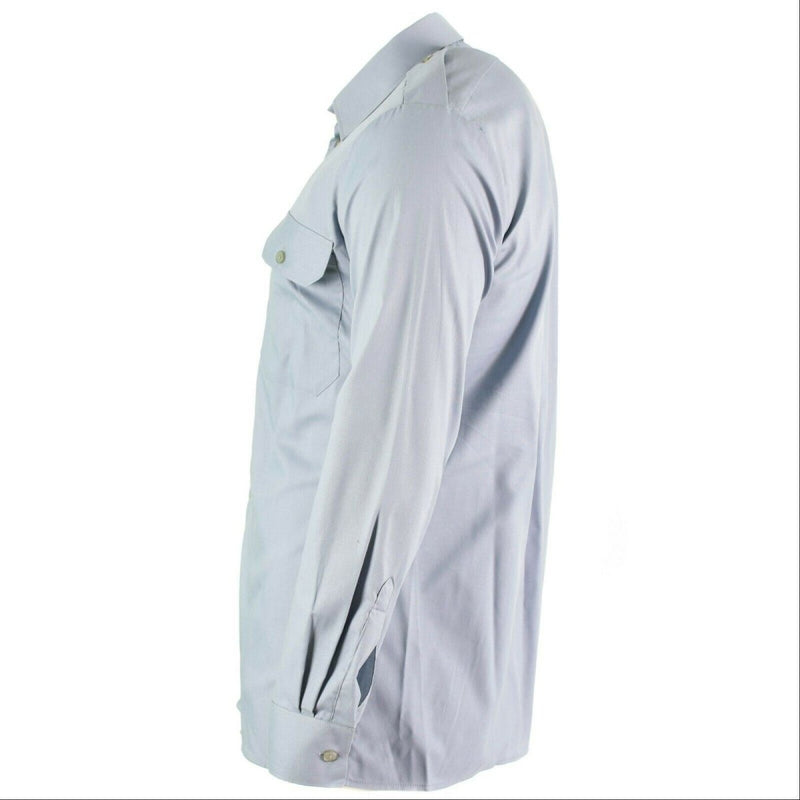 grey long sleeve classic shirts
