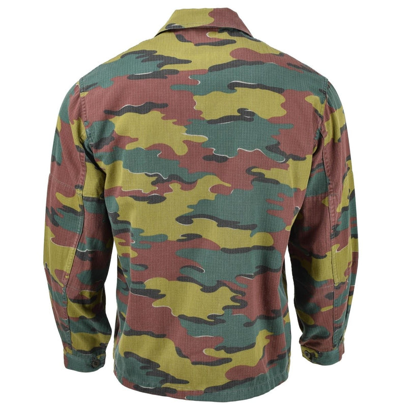 Genuine Belgian Army Combat Field Shirt Blouse Rip Stop Military Surplus