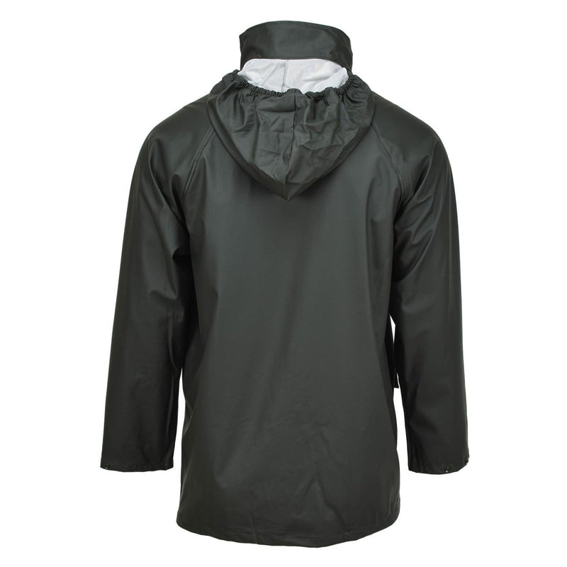 belgium military surplus waterproof rain jacket new