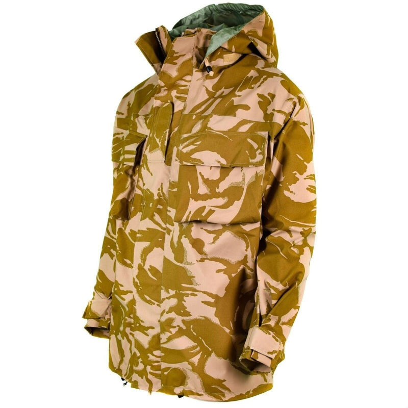 Tactical combat goretex original British military jacket desert MVP camouflage waterproof chest pocket breathable all seasons