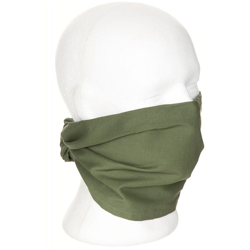Genuine British army Desert Scarf Green bandana headwrap 105x40cm 41"x16"  viscose military