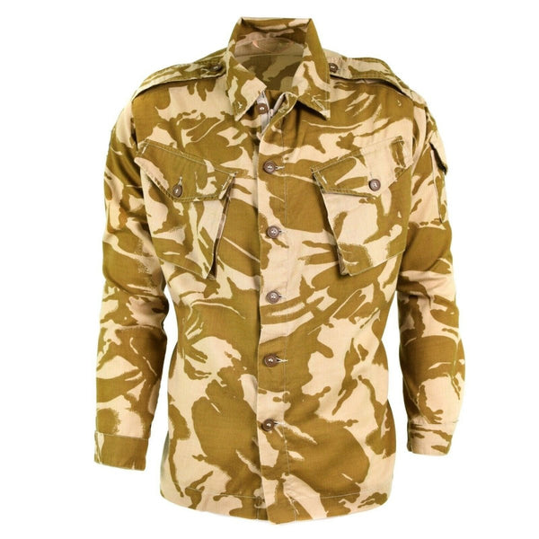 Genuine British army jacket combat desert camo field shirt lightweight military