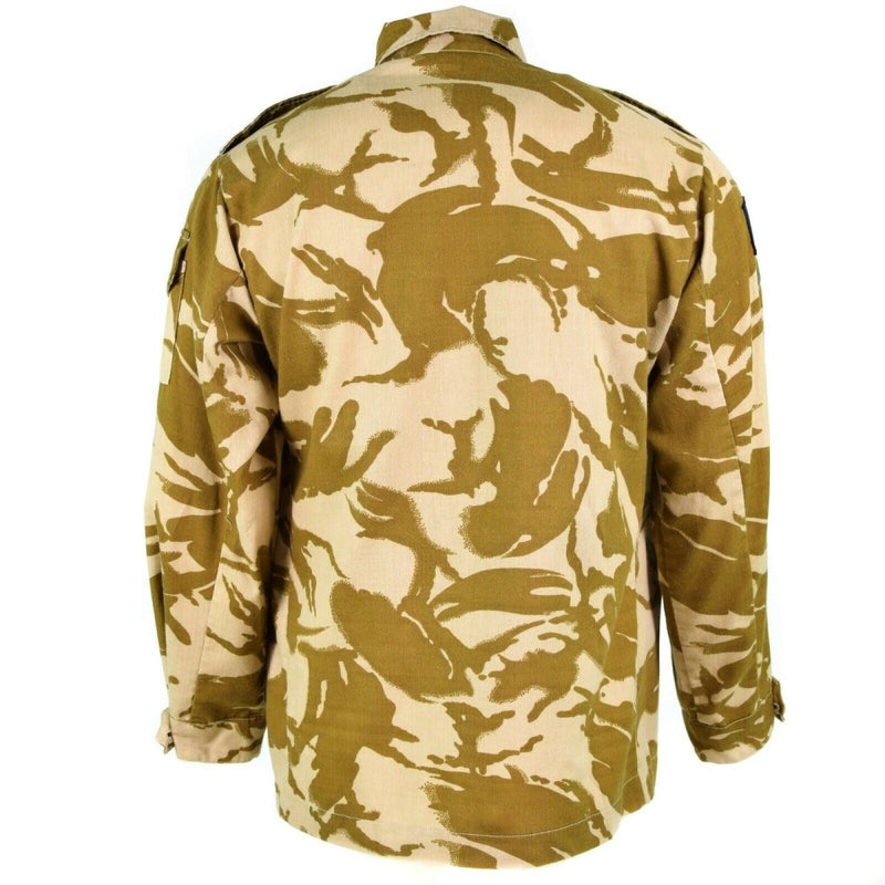 Genuine British army jacket combat desert camo field shirt lightweight military long sleeve