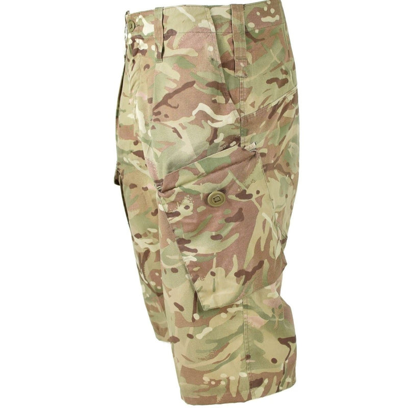 Tactical combat field shorts original British military MTP camo army bermuda lightweight wide belt loop