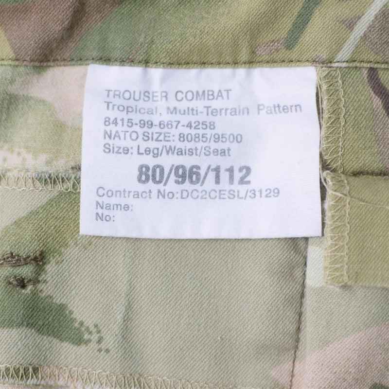 Genuine British army military combat MTP camouflage shorts military bermuda pattern camouflage cargo slash cargo style