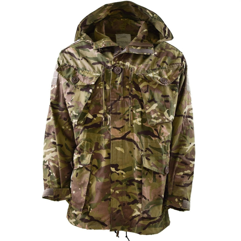 Genuine British army military combat MTP jacket parka smock windproof hooded hiking hunting walking