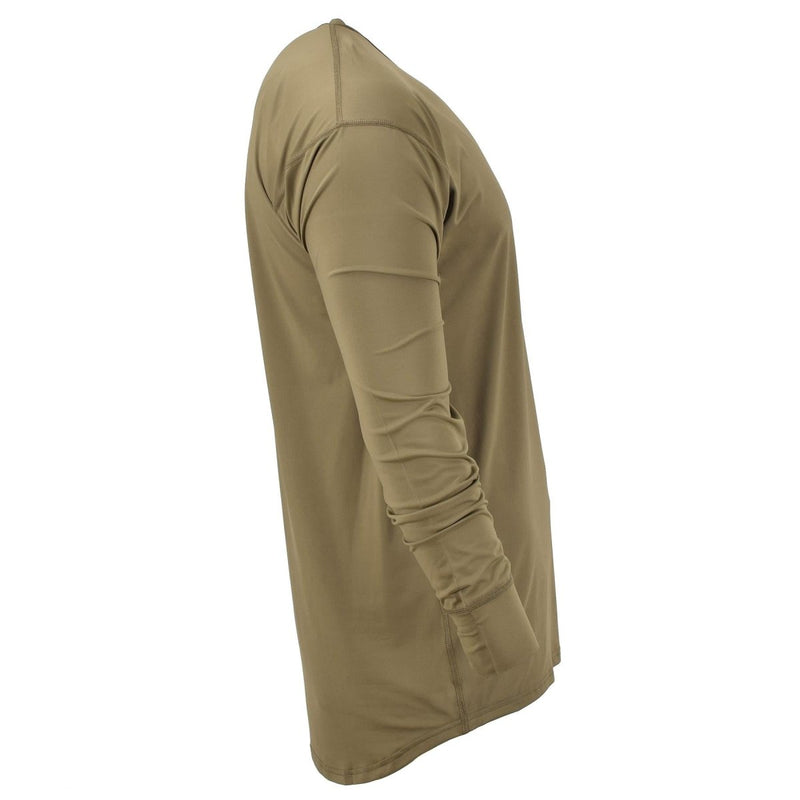 Thermal undershirt original British military shirts brown all seasons breathable lightweight