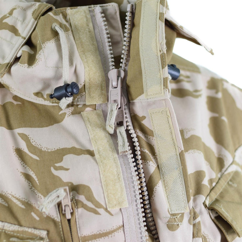 combat smock jacket desert camouflage