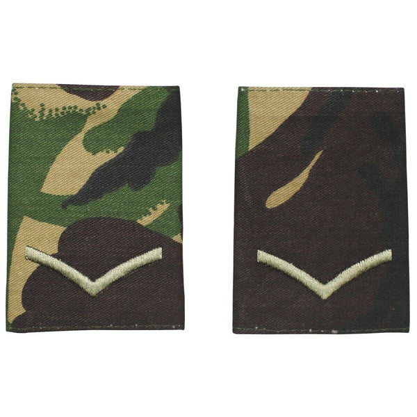 Genuine British army Shoulder loops Cloth LANCE CORPORAL DMP camo