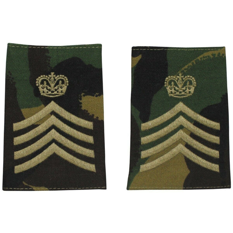 Genuine British army Shoulder loops Cloth MAJOR Military Insignia DPM Camo