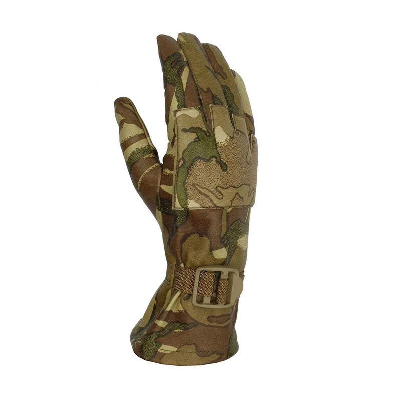 Tactical leather gloves lightweight MTP British military gloves water resistant