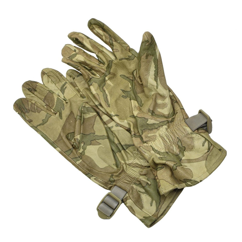 Tactical leather gloves lightweight MTP hand protection original British military gloves water resistant