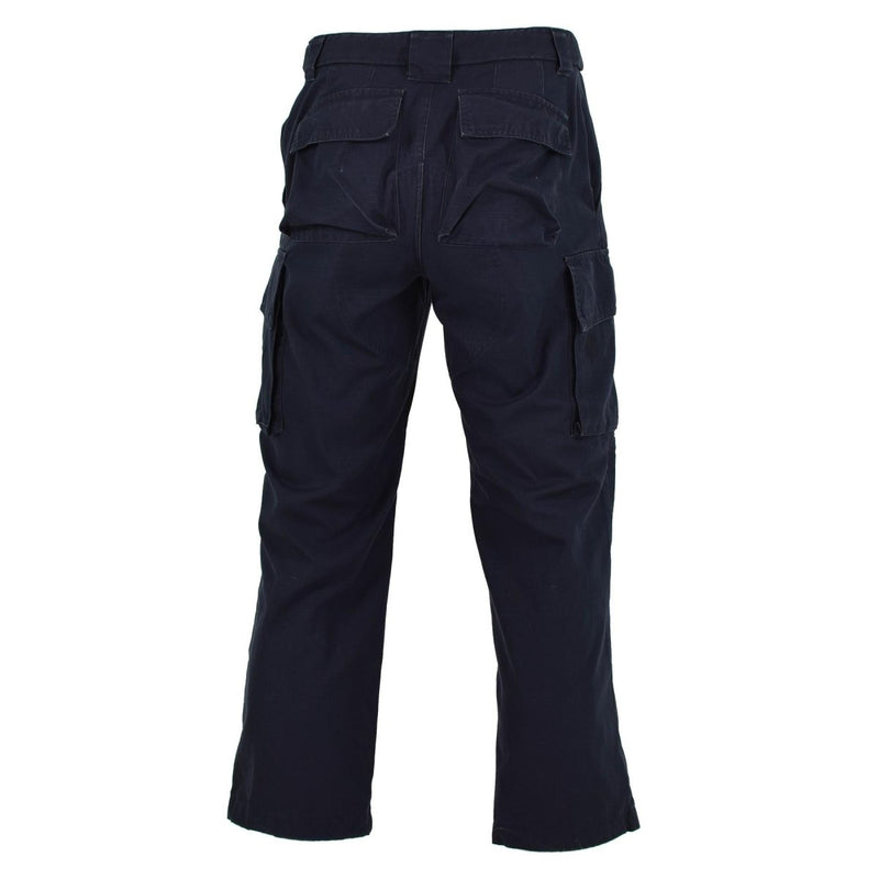 Police blue pants original British army police ripstop material trousers