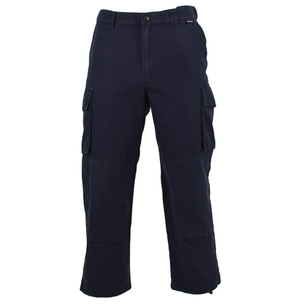 Police blue pants original British army police ripstop material trousers adjustable waist and bottoms