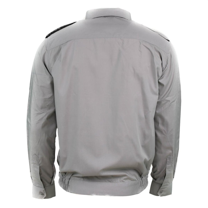 Original Bulgarian military grey shirt unissued long sleeve