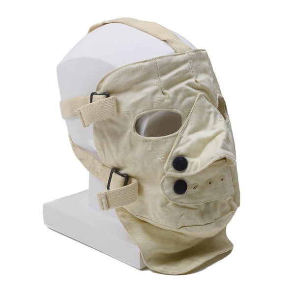 Genuine cold weather creepy facemask para-aramid adjustable creepy white cosplay