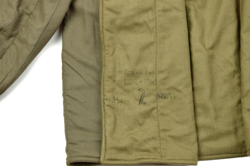 Liner jacket original Czech army m60 lining thermal jacket regular fit outdoor vintage olive