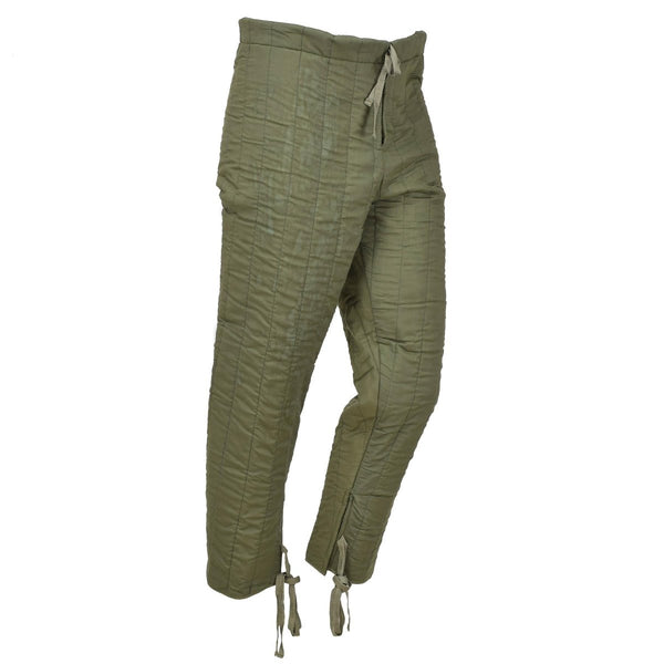 Genuine Czech Military thermal underpants liner warm weather pants vintage elasticated adjustable waist drawstring ankles