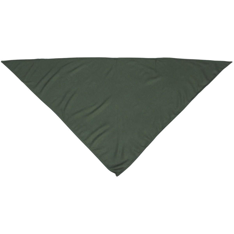 Scarf original Czech Republic military bandana lightweight green vintage one size