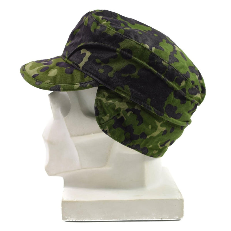 Summer hat original Danish army field cap M84 felcktarn camouflage jungle visor hat ear flaps