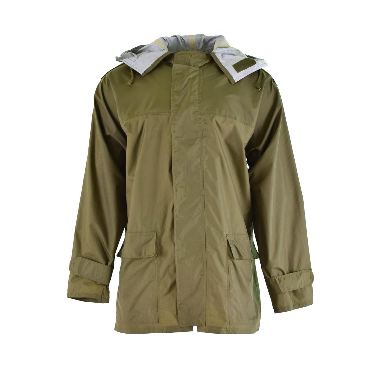 Danish military rain jacket waterproof wet weather hooded raincoat ...