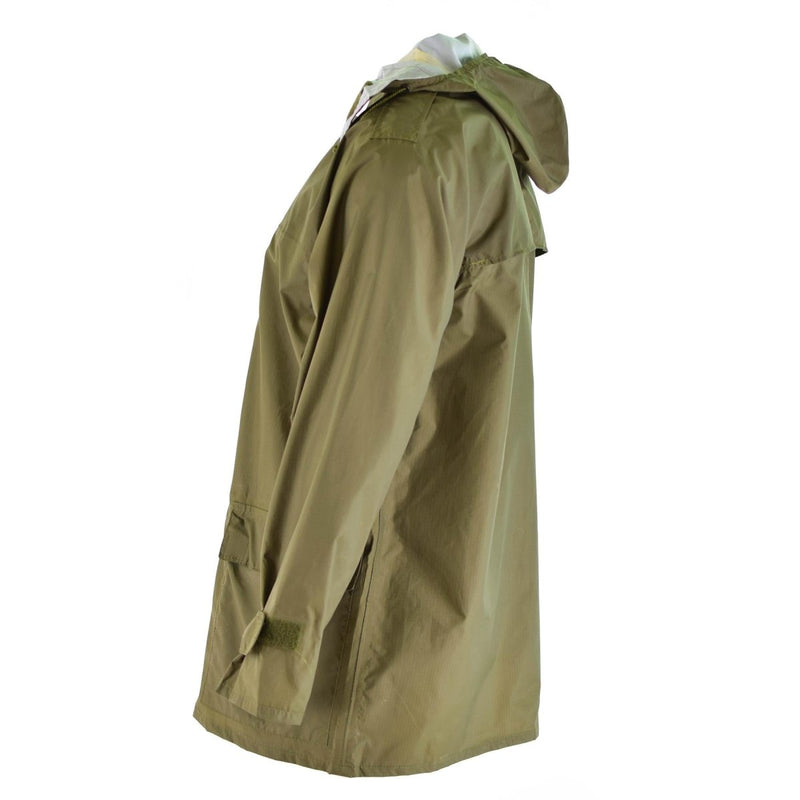 wet weather waterproof hooded raincoat