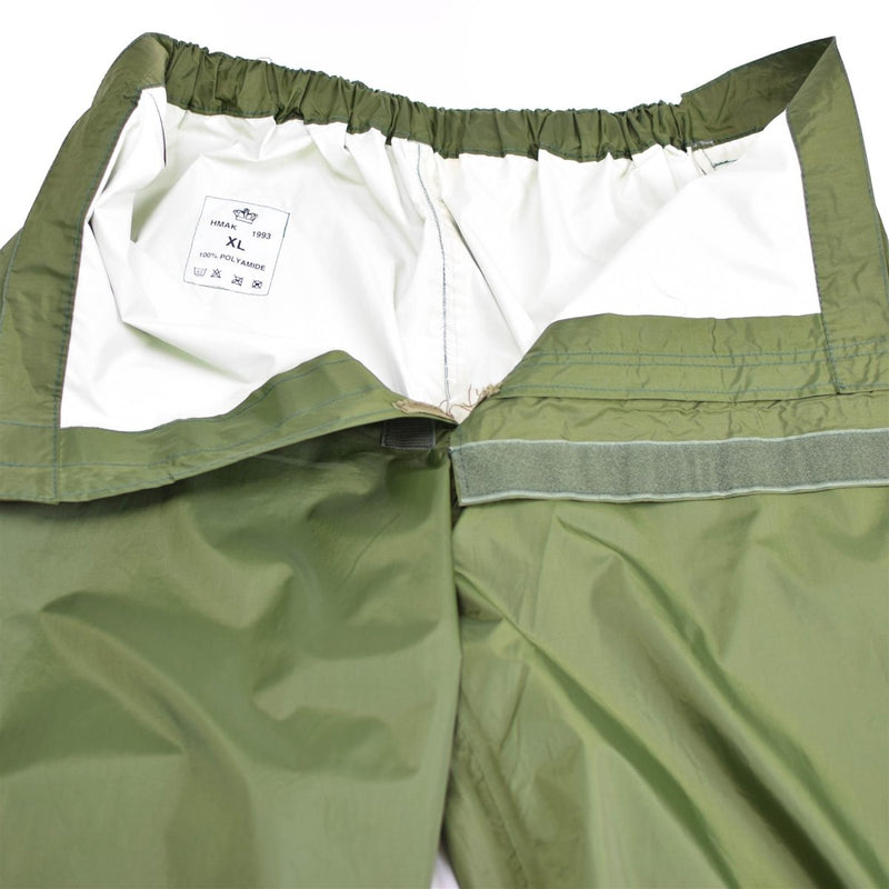military waterproof rain trousers vintage